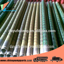 85 bar concrete pump rubber hose with 4 wire layer used for concrete pump truck and placing boom